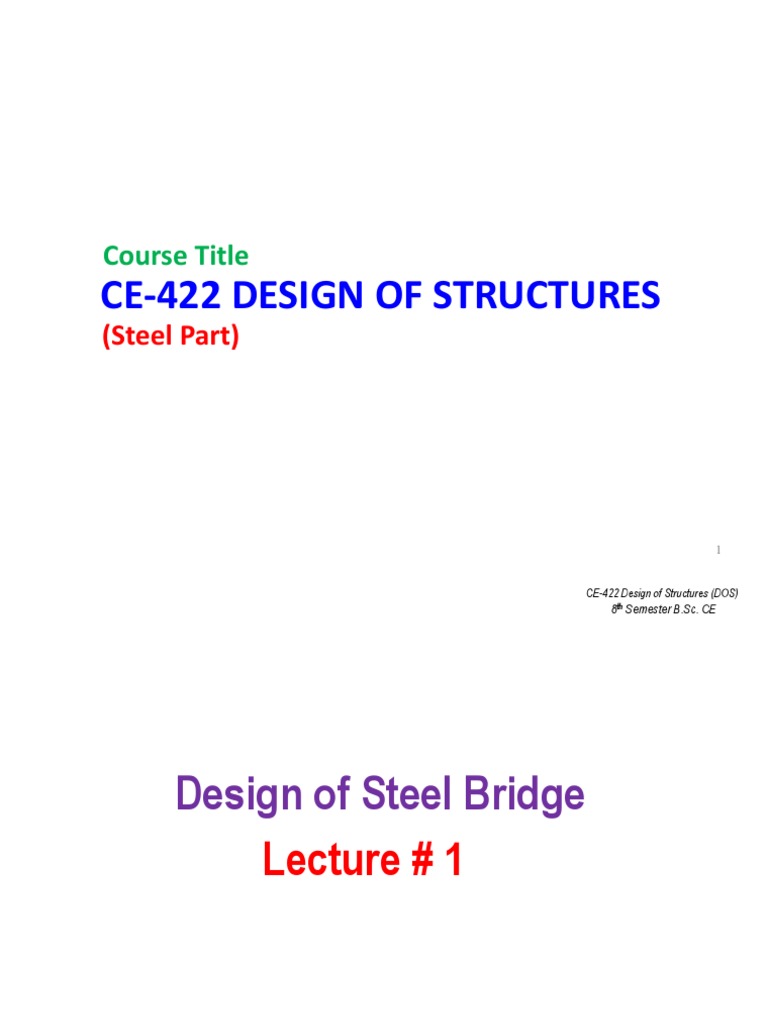 Design of Steel Bridges Overview | PDF | Bridge | Beam (Structure)