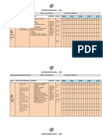 Carta Gantt Matematica Cuarto 2018