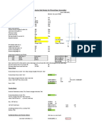 Pinned Base Anchor Bolt Design