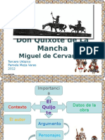 Don Quijote, obra maestra de Cervantes