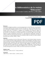 Análisis bibliométrico de la revista Educacion.pdf