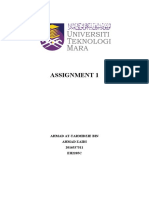 Assignment 1 Reaction MJ