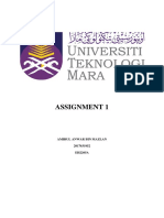 Assignment 1 Reaction Wafi PDF