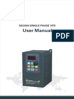 GK3000 Single Phase VFD Manual PDF