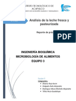 Reporte10 M.A. Análisis de La Leche PDF