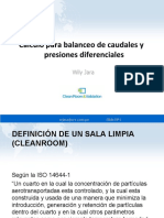 Calculo para Balanceo de Caudales y Presiones Diferenciales