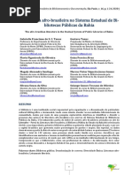 TANUS, TANUS et al. - A literatura afro-brasileira no Sistema Estadual de Bi-bliotecas Públicas da Bahia.
