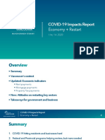 Vancouver COVID-19 Impacts Report Economy + Restart