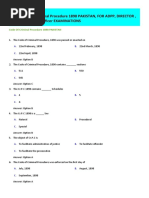 Cr. P. C MCQs For LGAT-1