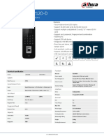 ASI1212D/ASI1212D-D: Water-Proof Fingerprint Standalone