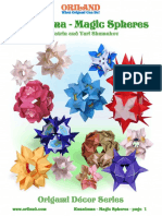 Kusudama Magic Spheres Origami Decor Series PDF
