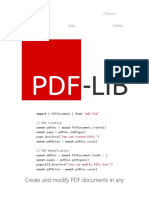 PDF-LIB Create and Modify PDF Documents in Any JavaScript Environment