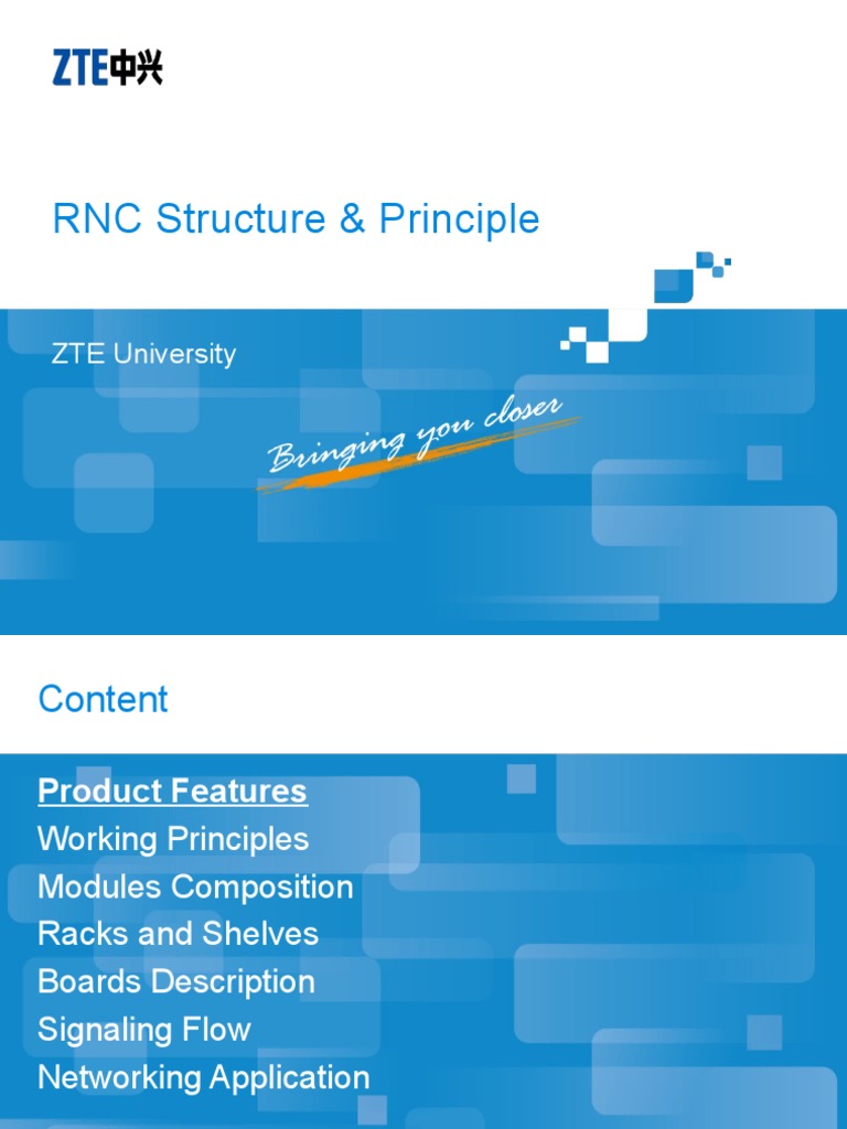 RNC Structure in Telecom Networks | PDF | High Speed Packet Access ...