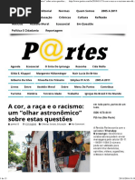 A cor, a raça e o racismo_ um “olhar astronômico” sobre estas questões _ Revista Partes