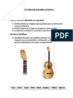 TALLER GUITARRA ACÚSTICA Respuestas