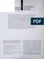 Tooth-Implant and Implant Supported Fixed Partial Dentures: A 10-Year Report