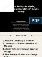 Foreign Policy Analysis United Mexican States' Drugs Policy