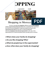 Shopping in Morocco