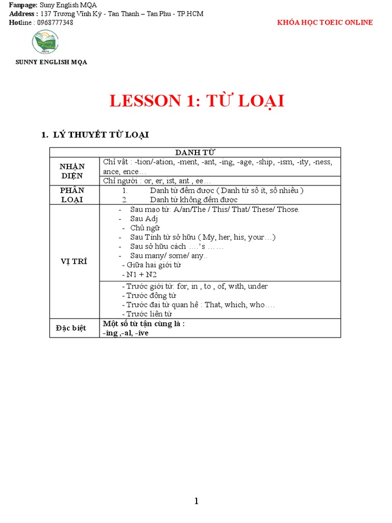 Lesson 1 | PDF
