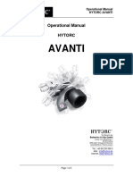 002 - Manual of Operation AVANTI English