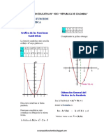 Matematica3 Semana 6 Guia de Estudio Funcion Cuadratica Ccesa007
