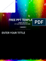 Rainbow Abstract PowerPoint Templates Widescreen