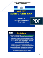 ESCM05A-2014-Export Goods