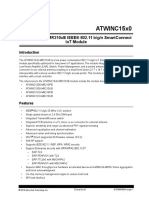 ATWINC15x0 MR210xB IEEE 802.11 B G N SmartConnect IoT Module Data Sheet DS70005304C PDF