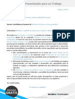 2 Carta de Presentacion para Trabajo