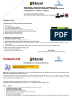 PROCEDIMIENTOS BIOSEGURIDAD COVID - 19 Grupo Empresarial Tenodiesel