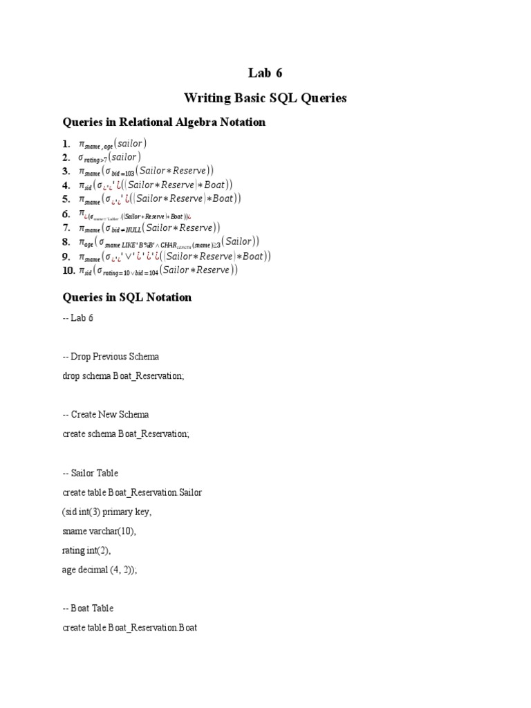 Writing SQL Queries to Retrieve and Analyze Data from Relational ...
