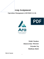 Group Assignment: Operations Management (AMOM632 LG-B)