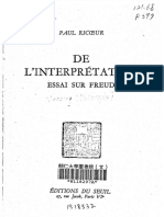 Paul Ricoeur - De l'interpretation (essai sur Freud).pdf
