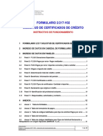 Delta 5 - Formulario 2217 V02 - Instructivo de Funcionamiento