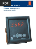 Instruction Manual: Remote Display RD301