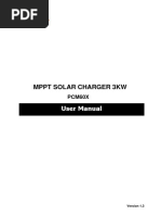 MPPT Solar Charger 3Kw: User Manual