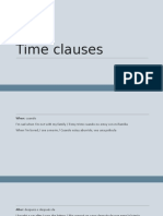 Time Clauses