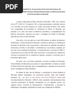 Texto de monitoramento e avaliação