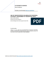 (Modelo) Use of Geostatistics On Absolute Positional Accuracy Assessment of Geospatial Data PDF