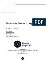 Hand-Laid Hot-Mix Asphalt:: Best Practice Guide For Driveways Parking Areas Tennis Courts Sidewalks Patching and Repairs