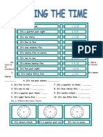 Telling The Time Fun Activities Games Tests Warmers Coolers - 3172