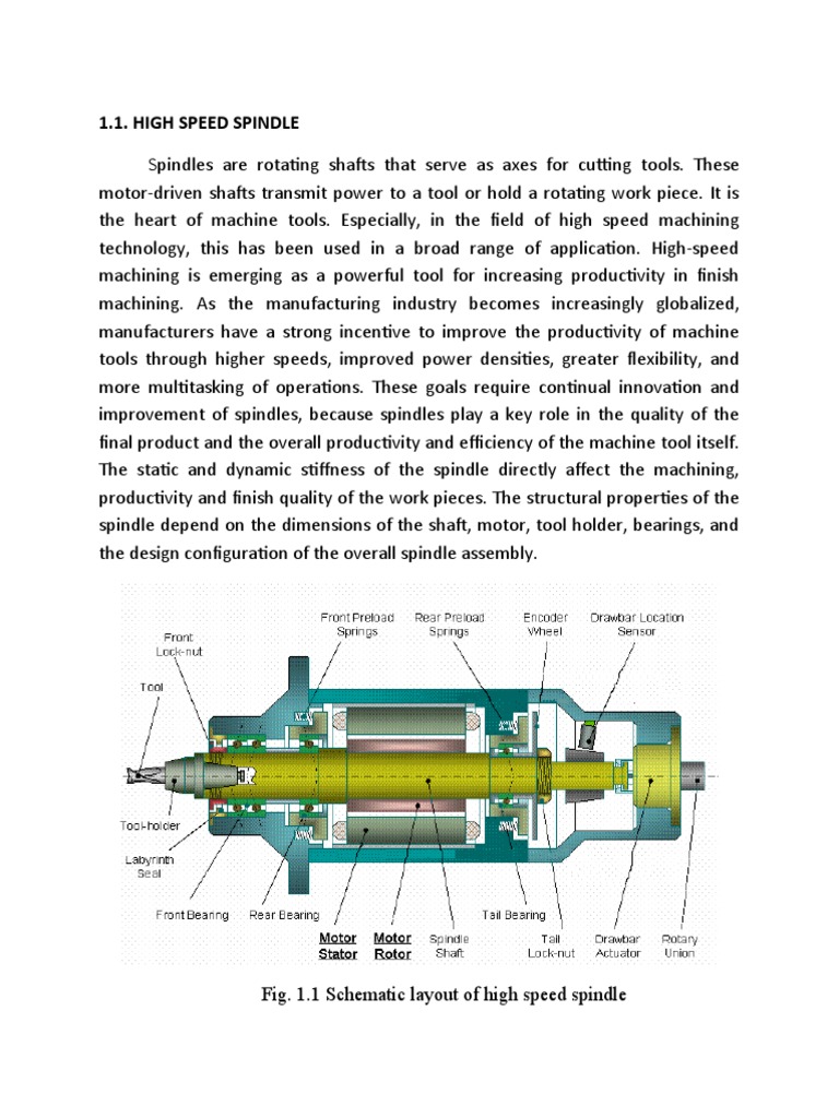 1.1. High Speed Spindle | PDF | Heat Transfer | Convection