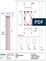 Column reinforcement detail for Randwick Hospital levels -01 to 00