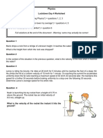 Mechanics - Basic Kinematics Review4