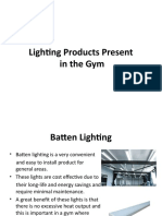 Gym Case Study-Lighting