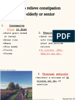 Consipation Relieve in Elderly