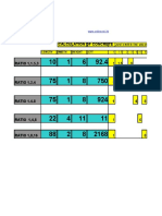 Calculation of Concrete: Just Enter The Values in Columns Length Width Height CFT