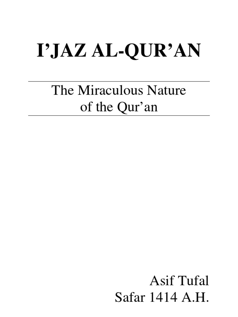Ijaz Al Quran | Quran | Prophets And Messengers In Islam