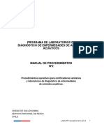 Manual de Procedimientos No 2 Programa de Laboratorios de Diagnostico de Enfermedades de Animales Acuaticos