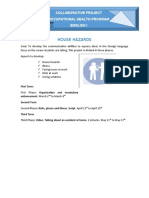 House Hazards: Collaborative Project Occupational Health Program English I